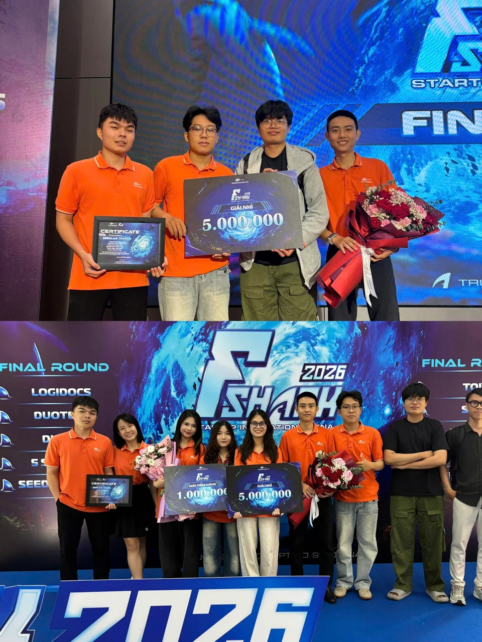 Những khoảnh khắc của OZE tại cuộc thi FShark 2026.