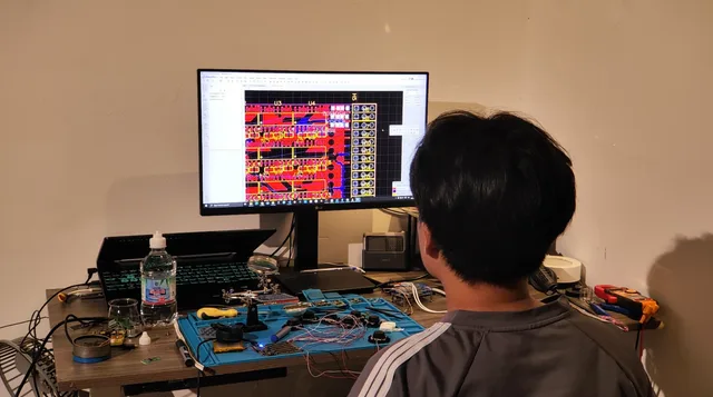 Đội ngũ phát triển kiểm tra phần cứng và phần mềm của nguyên mẫu OZE V2.